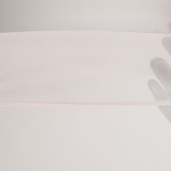 Silver Pink Polyester Stretch Mesh - Image 5 of 5