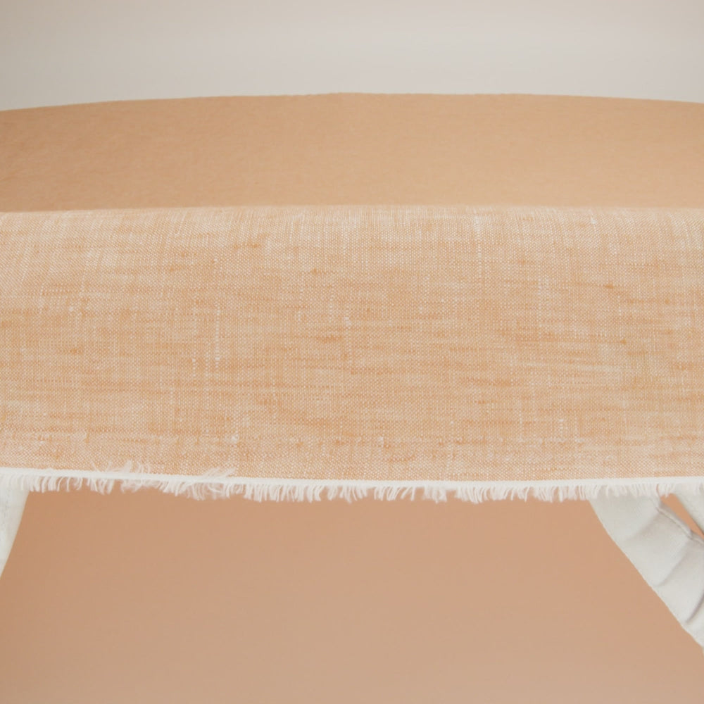 Lightweight Linen Chambray - Heathered Muskmelon - Minerva Collection - Image 5 of 6