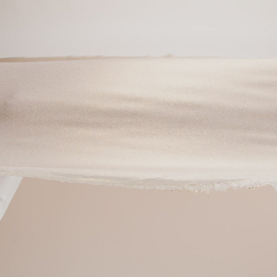 Ultra-Smooth Polyester Georgette with Foiling - Beige and Gold - Valeria Collection - Image 6 of 7