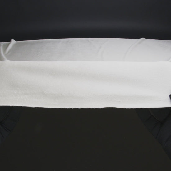 Polyester Velvet - Vanilla Ice - Helene Collection - Image 5 of 5