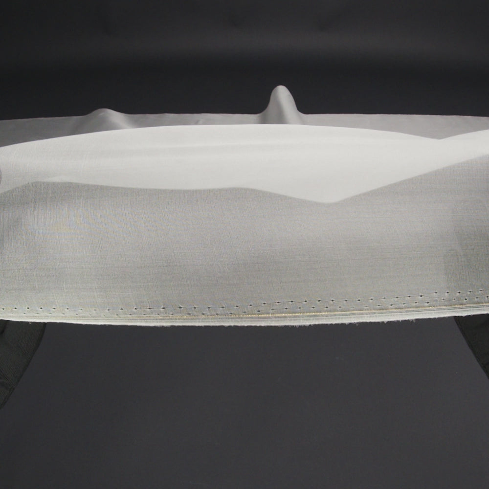 Silk Organza 44" - Antique White - Premium Collection - Image 6 of 7