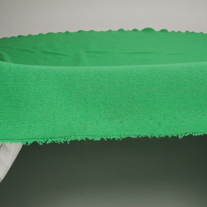 Deep Mint Heavy 1x1 Cotton Rib Knit