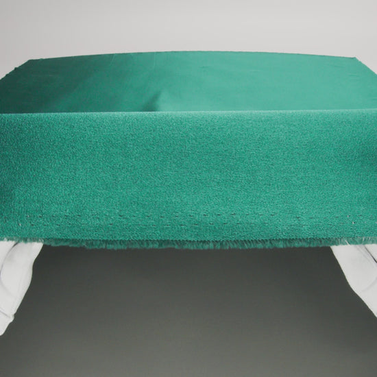 Lux Polyester Crepe Back Satin - Emerald - Isla Collection - Image 5 of 5