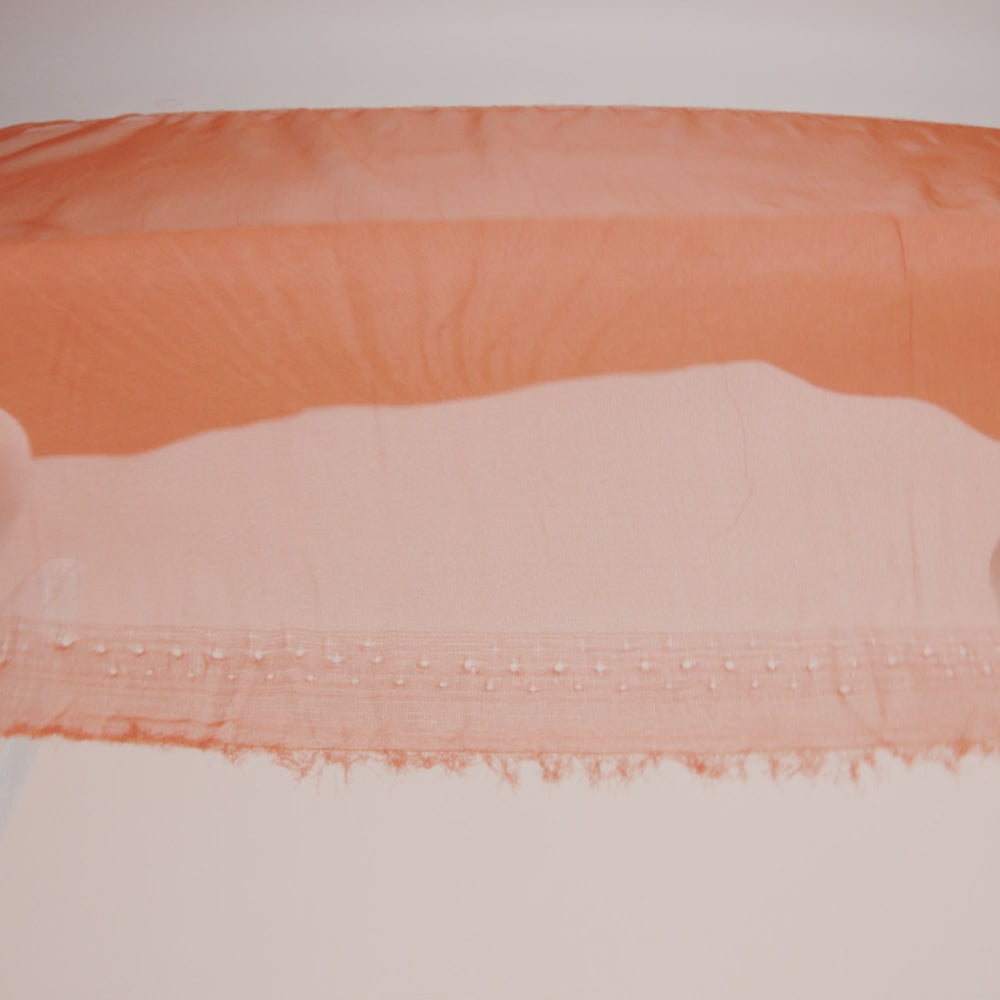 Polyester Organza - Burnt Orange - Luscinia Collection by Mood - Image 6 of 7