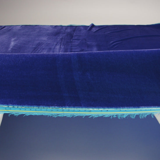 Rayon-Silk Velvet - Royal Blue - Cicero Collection - Image 6 of 6