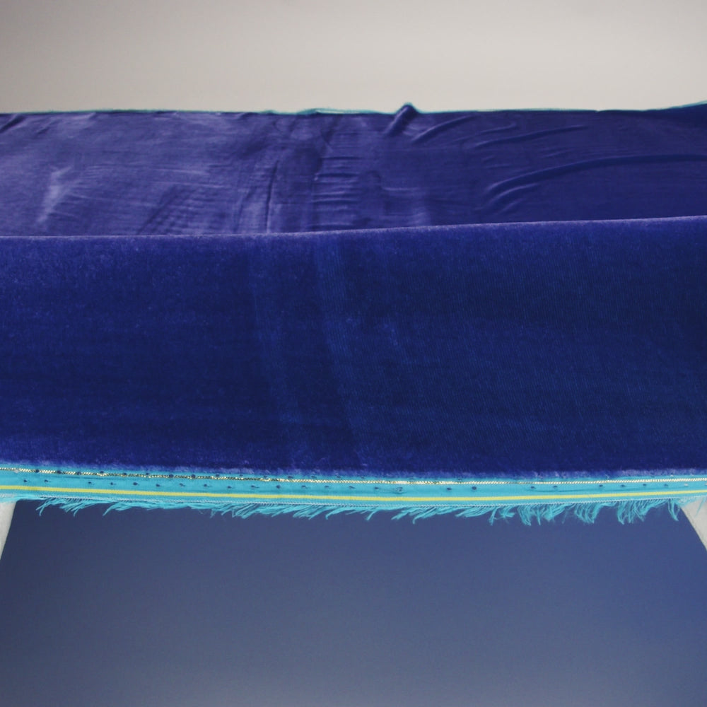 Rayon-Silk Velvet - Royal Blue - Cicero Collection - Image 6 of 6