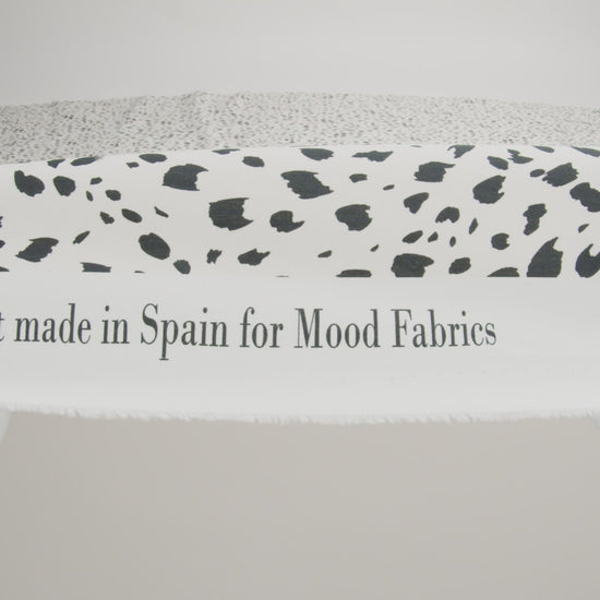 Mood Exclusive Off-White Dappled Daring Cotton Poplin - Image 5 of 5