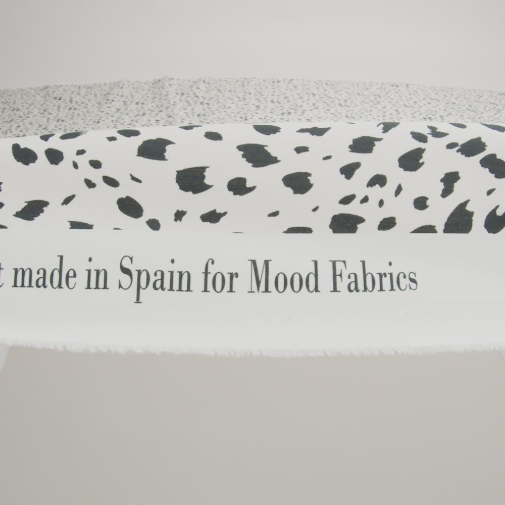 Mood Exclusive Off-White Dappled Daring Cotton Poplin - Image 5 of 5