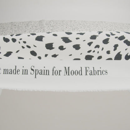 Mood Exclusive Off-White Dappled Daring Cotton Poplin