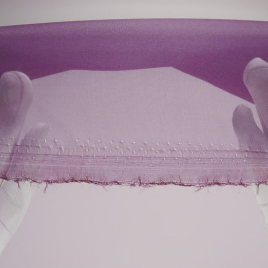Polyester Organza - Eggplant - Luscinia Collection by Mood - Image 6 of 7