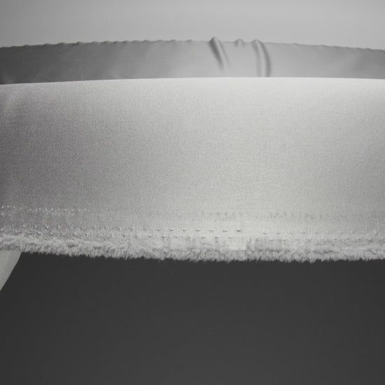 Premium Polyester Satin - Silver - Gavia Collection by Mood - Image 6 of 7