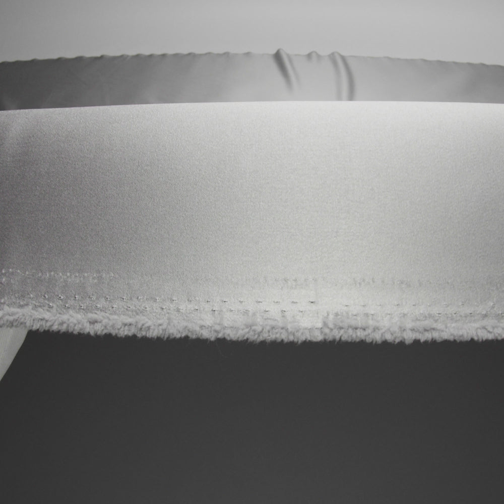Premium Polyester Satin - Silver - Gavia Collection by Mood - Image 6 of 7