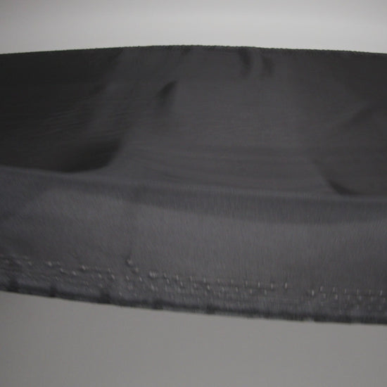 Satin-Faced Polyester Organza - Black - Ardea Collection by Mood - Image 7 of 8