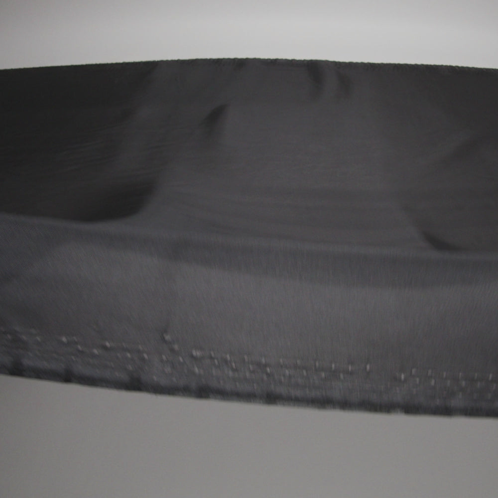 Satin-Faced Polyester Organza - Black - Ardea Collection by Mood - Image 7 of 8