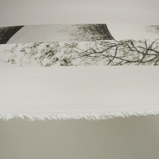 Rayon Challis Panel - Black and White Tree Branches - Old House Woods Print - Mood Exclusive Twilight Collection - Image 5 of 5