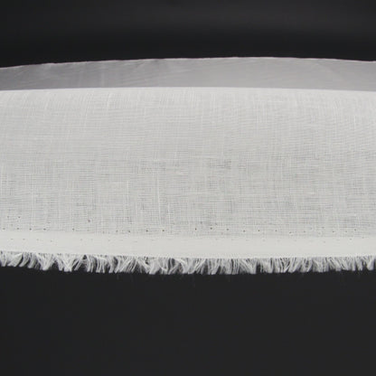 Famous Australian Designer White Lightweight Linen Woven