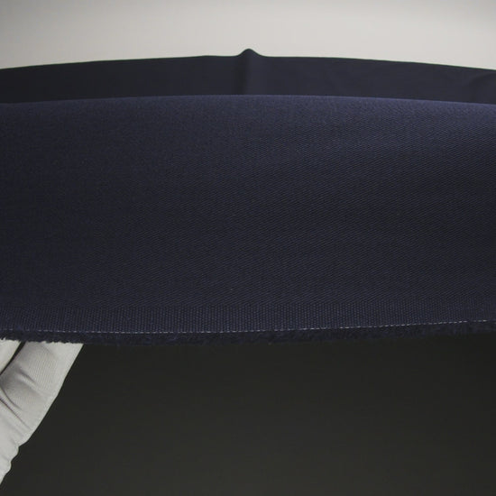 Organic Cotton Twill - Navy - Stratton Collection - Image 4 of 5