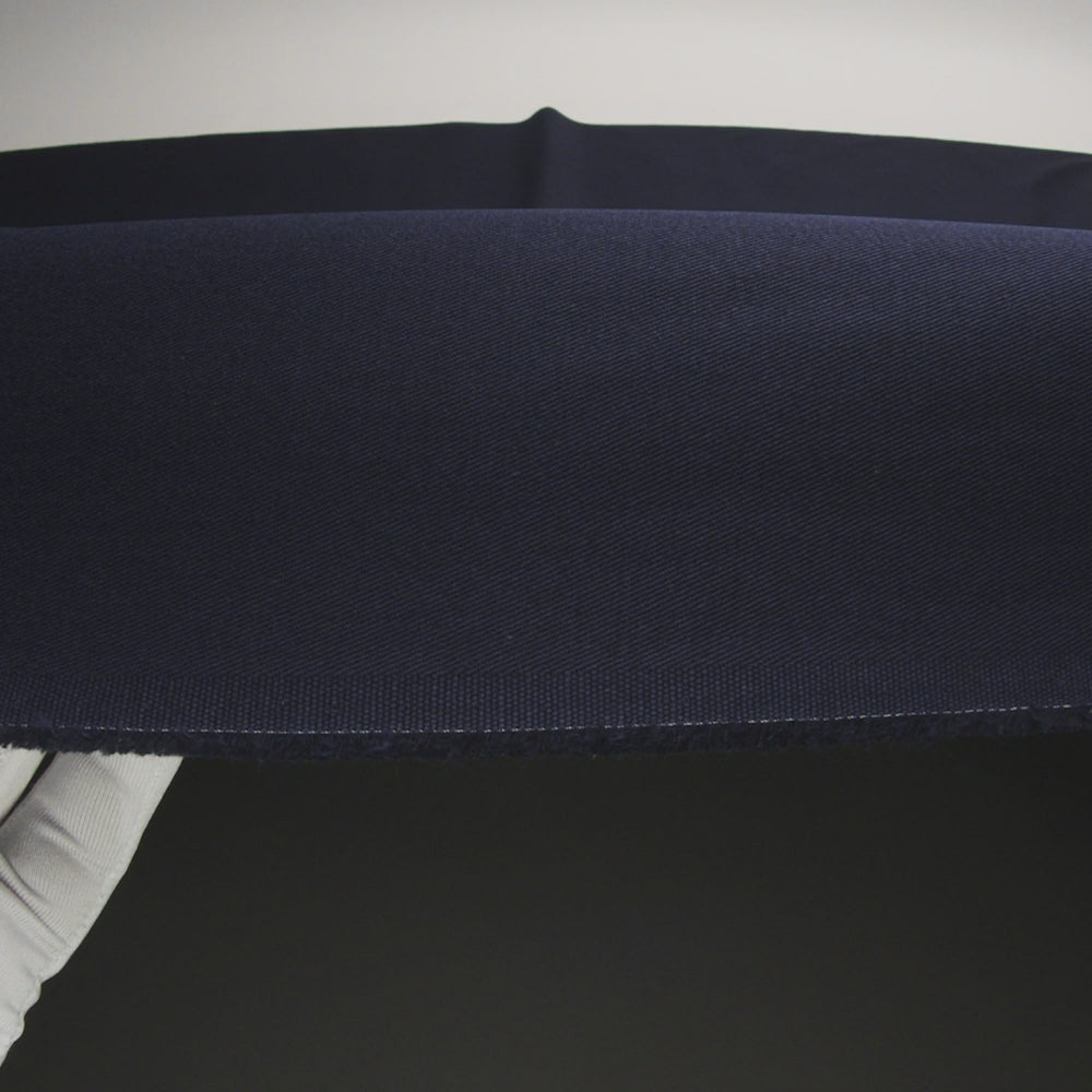 Organic Cotton Twill - Navy - Stratton Collection - Image 4 of 5