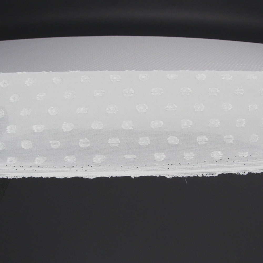 Polyester Swiss Dot - White - Mood Exclusive Annamae Collection - Image 6 of 6
