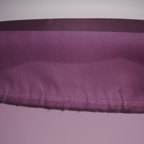 Satin-Faced Polyester Organza - Eggplant - Ardea Collection by Mood - Image 6 of 7