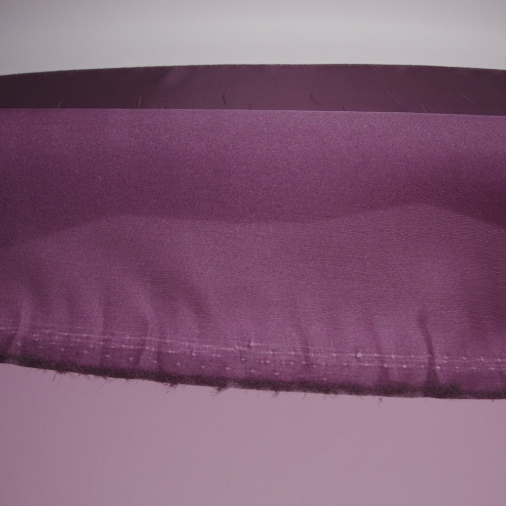 Satin-Faced Polyester Organza - Eggplant - Ardea Collection by Mood - Image 6 of 7
