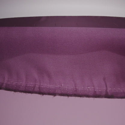 Satin-Faced Polyester Organza - Eggplant - Ardea Collection by Mood
