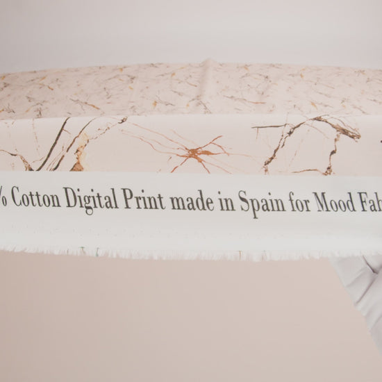 Cotton Voile - Pale Pink Abstract - Fragmented Impressions Print - Mood Exclusive Serengeti Collection - Image 5 of 5