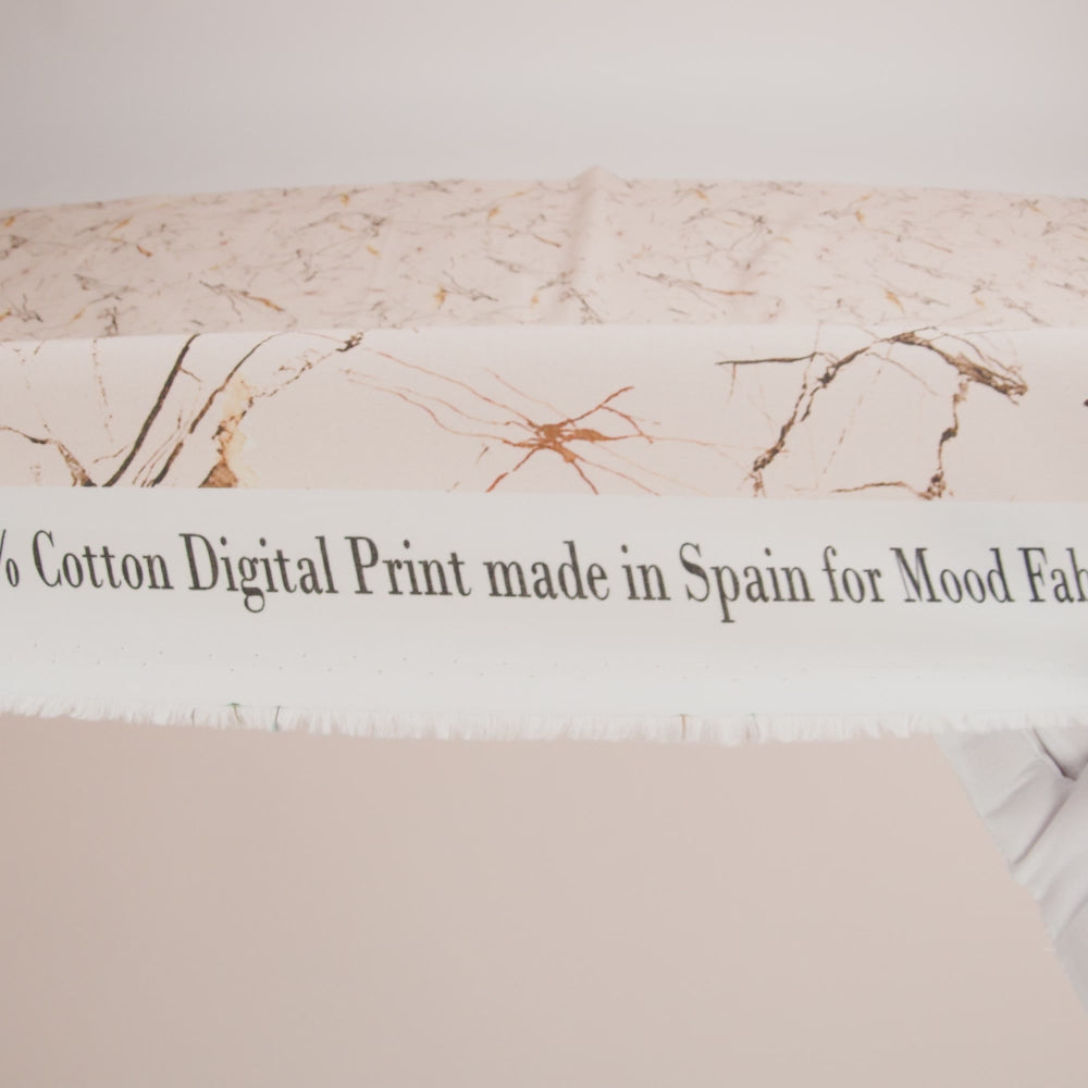 Cotton Voile - Pale Pink Abstract - Fragmented Impressions Print - Mood Exclusive Serengeti Collection - Image 5 of 5