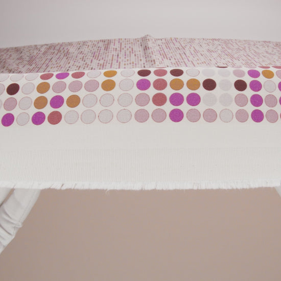 Stretch Cotton Sateen - Pink and Red Dots - Switchboard Soiree Print - Mood Exclusive Yesterday Collection - Image 6 of 7