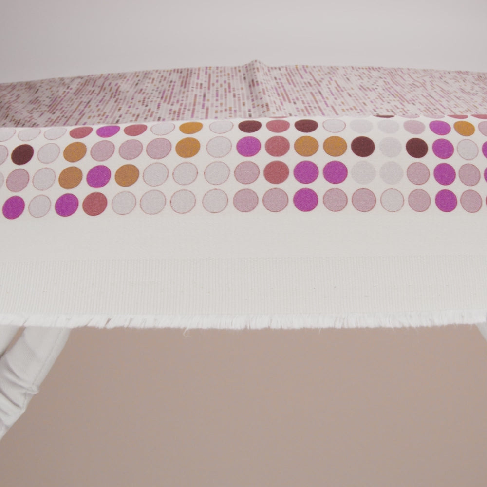 Stretch Cotton Sateen - Pink and Red Dots - Switchboard Soiree Print - Mood Exclusive Yesterday Collection - Image 6 of 7