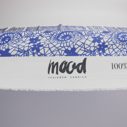 Mood Exclusive Ultramarine Two Sugar Cubes Cotton Poplin