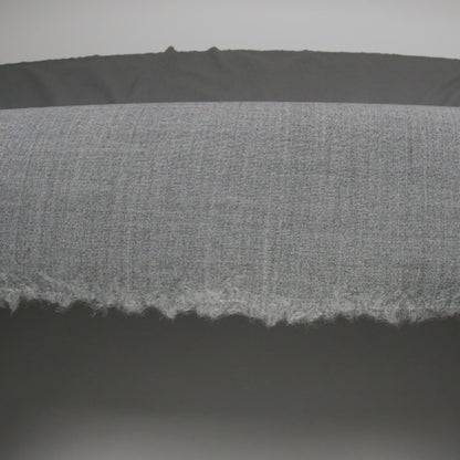 Italian Light Gray Wool-Spandex Suiting