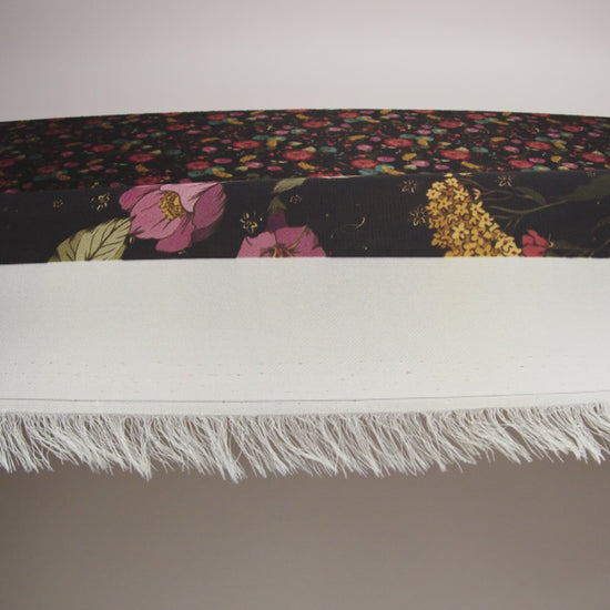 Polyester Twill Print - Purple, Red and Black Floral - Mood Exclusive Antheia's Grace - Image 6 of 7