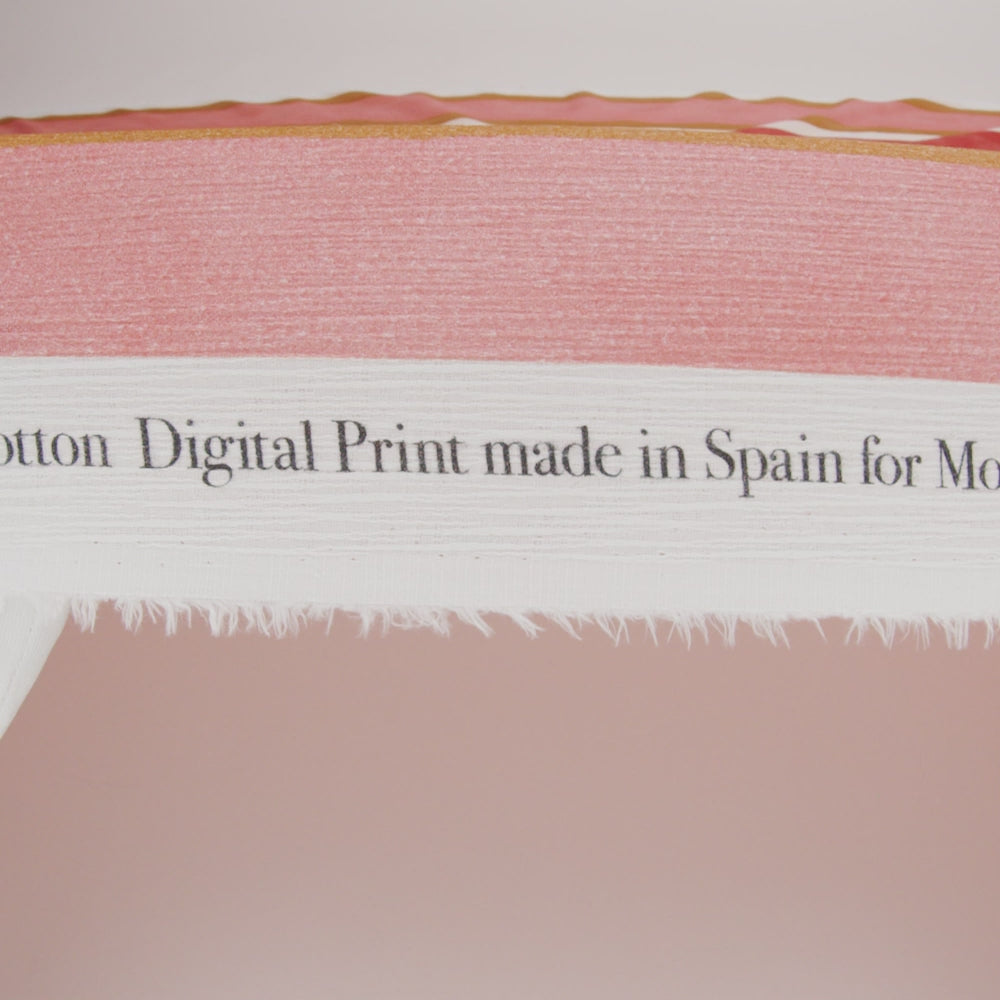 Slubbed Gauzy Cotton Woven - Rust, Peach and Yellow Ochre Stripes - Mood Exclusive Canyon Cove Print - Image 6 of 6