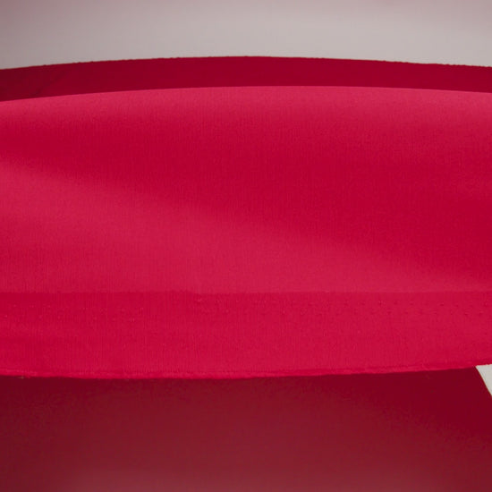 Classic Red Cotton and Polyester Poplin with Water Repellant Coating - Image 6 of 6