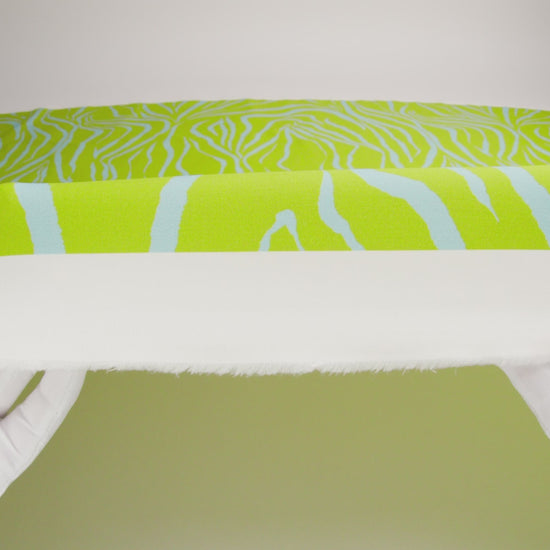 Mood Exclusive Green Funky Feline Stretch Brushed Cotton Twill - Image 6 of 6