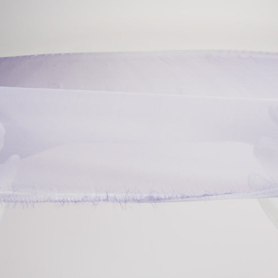 Chiffon-Like Silk Voile - Lavender and Silver Iridescent - Adelaide Collection - Image 6 of 7