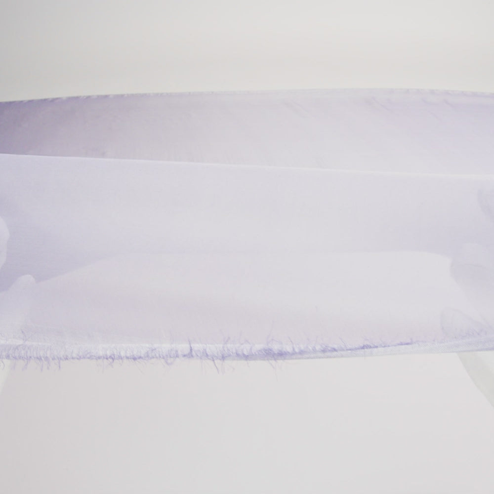 Chiffon-Like Silk Voile - Lavender and Silver Iridescent - Adelaide Collection - Image 6 of 7