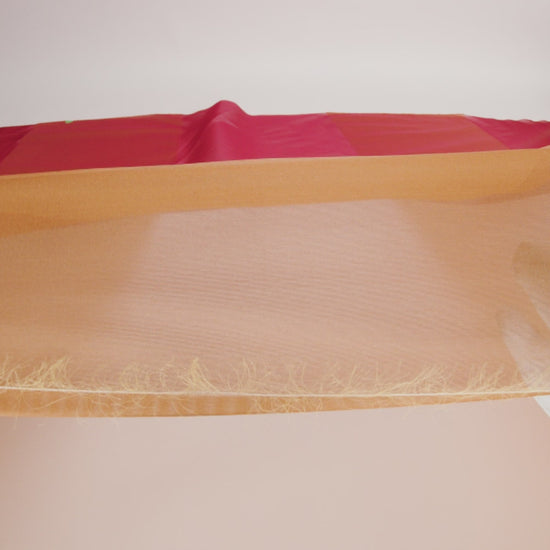 Orange & Red Armani Silk Panel - Image 4 of 4