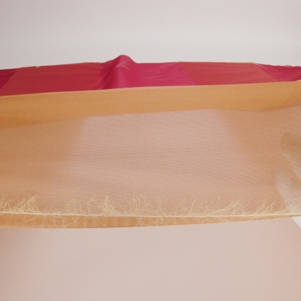 Orange & Red Armani Silk Panel - Image 4 of 4