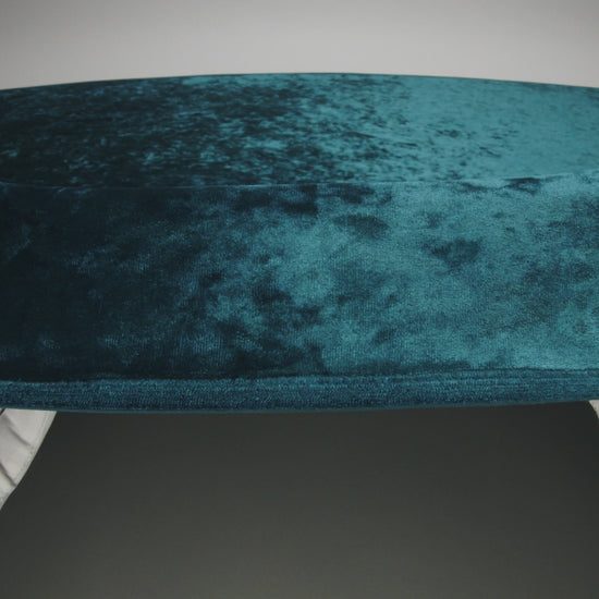 Crushed Velour - Pacific Blue - Auguste Collection - Image 5 of 5