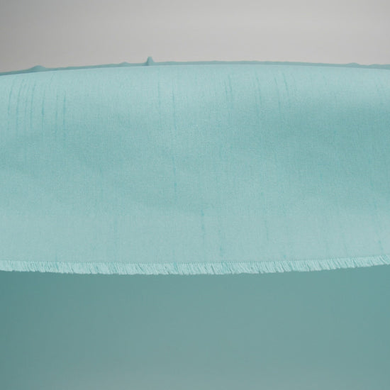 Polyester Shantung - Turquoise - Eirian Collection - Image 5 of 6