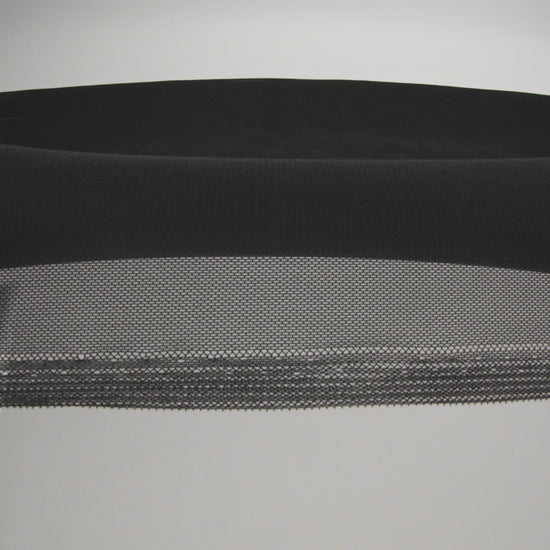 Polyester Stretch Mesh - Black - Designer Deadstock - Image 6 of 6