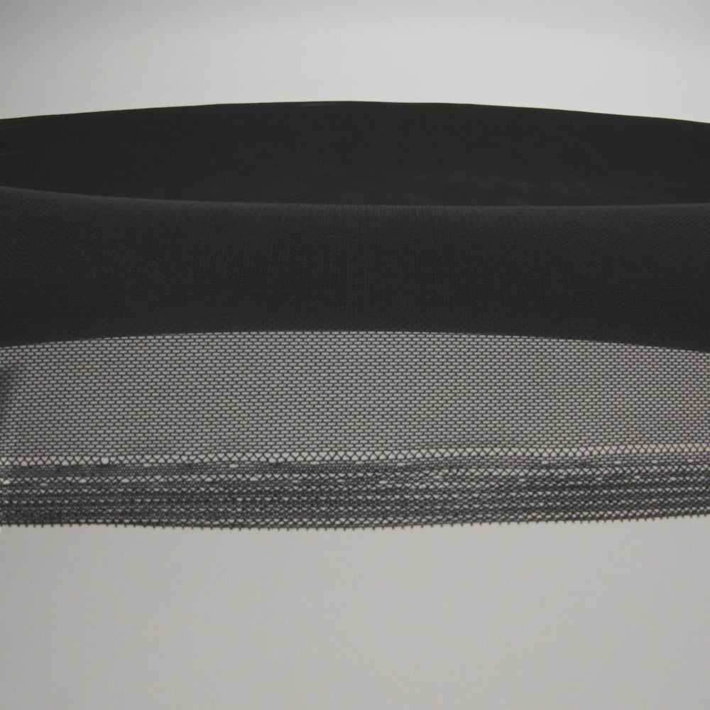 Polyester Stretch Mesh - Black - Designer Deadstock - Image 6 of 6
