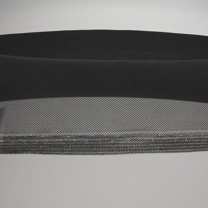 Polyester Stretch Mesh - Black - Designer Deadstock