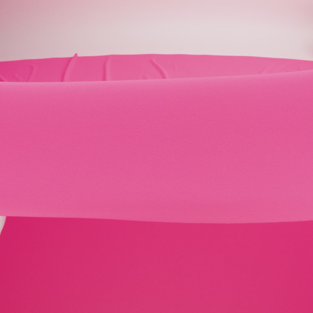 Recycled Swimwear Tricot, UV Protective - Shocking Pink - Santorini Plus Collection - Image 6 of 7
