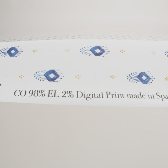 Mood Exclusive White Evil Eye Stretch Cotton Poplin - Image 5 of 5