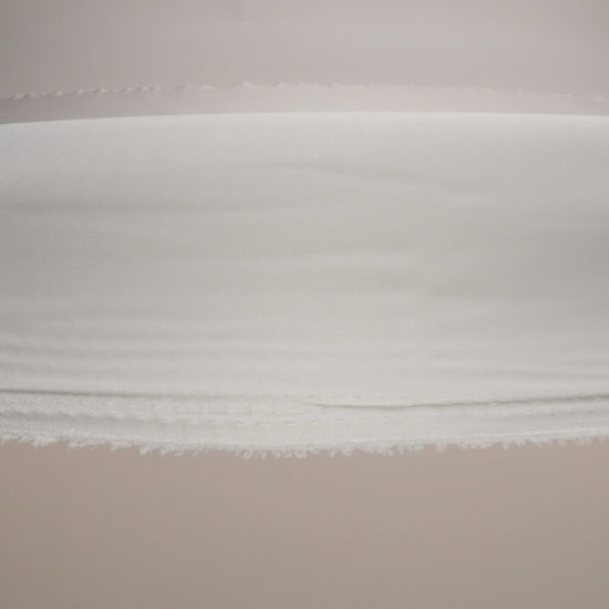 Famous Australian Designer Off White Polyester Satin - Image 6 of 6