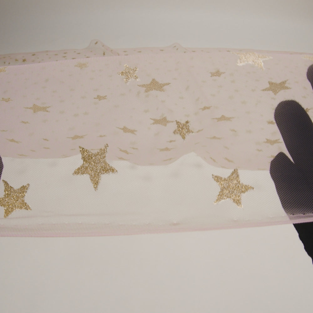 Starry Glitter Tulle - Pale Pink - Image 6 of 7