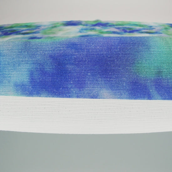 Slubbed Gauzy Cotton Woven - Ultramarine Blue, Green and Teal Soft Tie Dye - Mood Exclusive Soft Sighs Print - Image 6 of 6